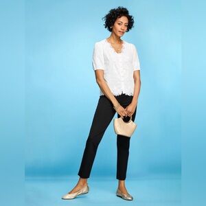 Women’s Chatham Rich Black Ankle Pants by Talbots Size 16p